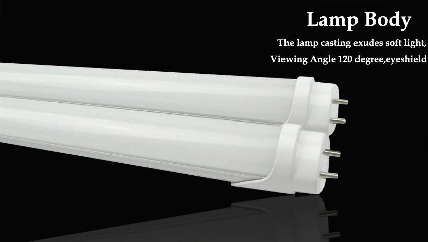 150lm/W CRI>85ra T8 LED Tube Lighting 6000K Cool White AC85-277V 4kv Surge Protection Fire-Proof Garde V2